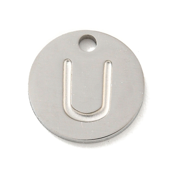 PandaHall 304 Stainless Steel Pendants, Laser Cut, Flat Round with Letter Charm, Stainless Steel Color, Letter U, 10x1mm, Hole: 1.4mm 304...
PandaHall 304 Stainless Steel Pendants, Laser Cut, Flat Round with Letter Charm, Stainless Steel Color, Letter U, 10x1mm, Hole: 1.4mm 304...