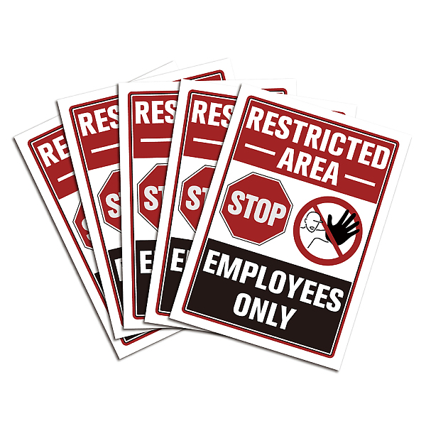 PandaHall 5Pcs Waterproof PVC Warning Sign Stickers, Vinyl Danger Safety Decals, Rectangle with Word, Sign Pattern, 25x17.5cm Plastic Symbol
PandaHall 5Pcs Waterproof PVC Warning Sign Stickers, Vinyl Danger Safety Decals, Rectangle with Word, Sign Pattern, 25x17.5cm Plastic Symbol
