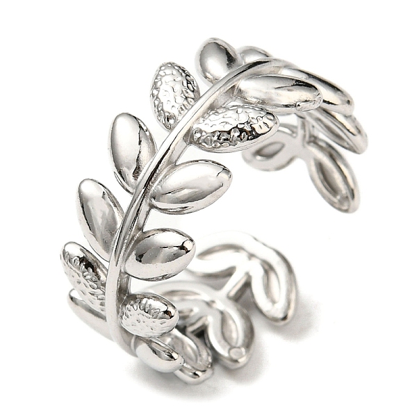 PandaHall 304 Stainless Steel Cuff Rings, Open Rings, Leaf Ring for Women, Stainless Steel Color, 9mm, Inner Diameter: 17.5mm 304 Stainless...
PandaHall 304 Stainless Steel Cuff Rings, Open Rings, Leaf Ring for Women, Stainless Steel Color, 9mm, Inner Diameter: 17.5mm 304 Stainless...