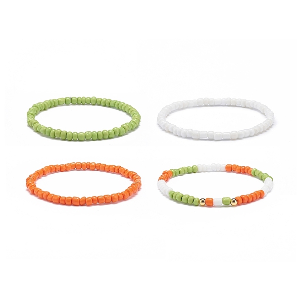 PandaHall 4Pcs 4 Color Glass Beaded Stretch Bracelets Set for Women, Mixed Color, Inner Diameter: 2-1/4 inch(5.8cm), 1Pc/color Glass..., Multicolor
PandaHall 4Pcs 4 Color Glass Beaded Stretch Bracelets Set for Women, Mixed Color, Inner Diameter: 2-1/4 inch(5.8cm), 1Pc/color Glass..., Multicolor