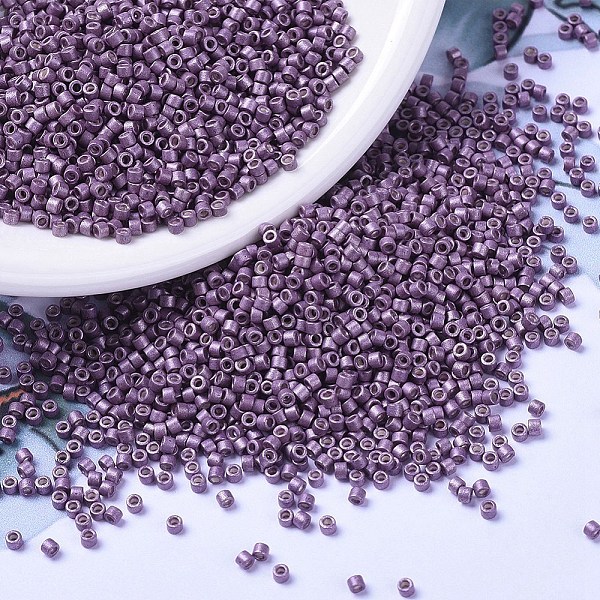 PandaHall MIYUKI Delica Beads, Cylinder, Japanese Seed Beads, 11/0, (DB1173) Galvanized Matte Magenta, 1.3x1.6mm, Hole: 0.8mm, about..., Pink
PandaHall MIYUKI Delica Beads, Cylinder, Japanese Seed Beads, 11/0, (DB1173) Galvanized Matte Magenta, 1.3x1.6mm, Hole: 0.8mm, about..., Pink