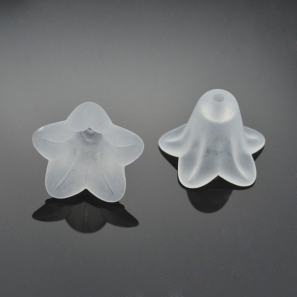 PandaHall White Frosted Transparent Acrylic Flower Beads, 17.5x12mm, Hole: 1.5mm Acrylic Flower White
PandaHall White Frosted Transparent Acrylic Flower Beads, 17.5x12mm, Hole: 1.5mm Acrylic Flower White
