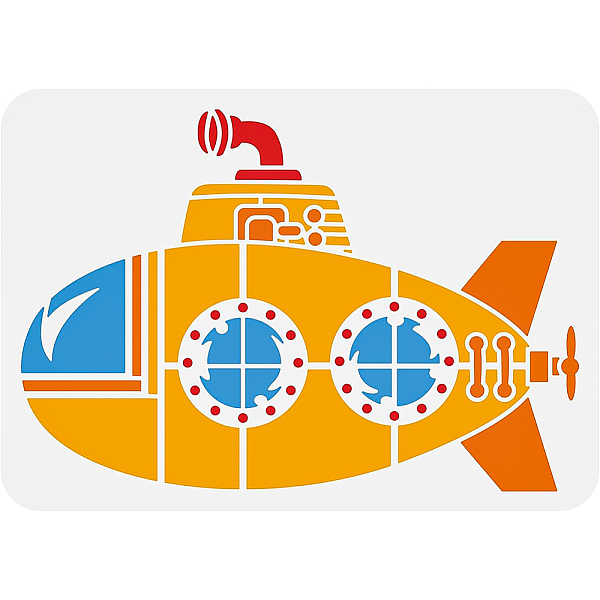 PandaHall BENECREAT Submarine Stencil, Marine Diving Vehicles Painting Templates 30x21cm Navy Submarine Stencils Template for Scrapbooking...
PandaHall BENECREAT Submarine Stencil, Marine Diving Vehicles Painting Templates 30x21cm Navy Submarine Stencils Template for Scrapbooking...