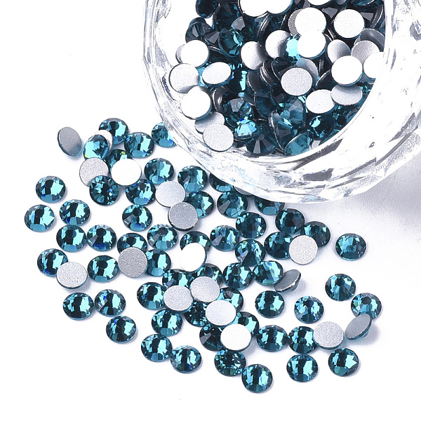 PandaHall Glass Flat Back Rhinestone Cabochons, Back Plated, Faceted Half Round, Indicolite, SS12, 3~3.2x1.5mm, about 1440pcs/bag Glass..., Blue
PandaHall Glass Flat Back Rhinestone Cabochons, Back Plated, Faceted Half Round, Indicolite, SS12, 3~3.2x1.5mm, about 1440pcs/bag Glass..., Blue