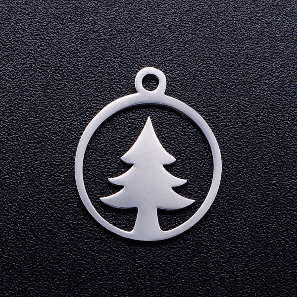 PandaHall 304 Stainless Steel Hollow Pendants, Ring with Christmas Tree, Stainless Steel Color, 15x13x1mm, Hole: 1.5mm 304 Stainless Steel...
PandaHall 304 Stainless Steel Hollow Pendants, Ring with Christmas Tree, Stainless Steel Color, 15x13x1mm, Hole: 1.5mm 304 Stainless Steel...