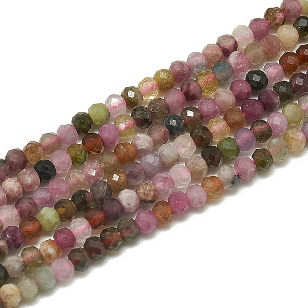 PandaHall Natural Tourmaline Beads Strands, Faceted, Round, 3~3.5mm, Hole: 0.3mm, about 113pcs/strand, 14.9 inch Tourmaline Round
PandaHall Natural Tourmaline Beads Strands, Faceted, Round, 3~3.5mm, Hole: 0.3mm, about 113pcs/strand, 14.9 inch Tourmaline Round