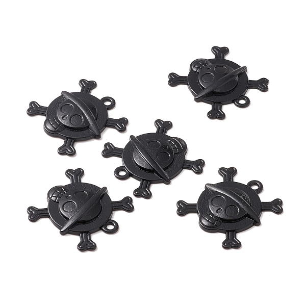 PandaHall Alloy Pendents, Skull, Electrophoresis Black, 29x27x3.5mm, Hole: 2mm Alloy Skull
PandaHall Alloy Pendents, Skull, Electrophoresis Black, 29x27x3.5mm, Hole: 2mm Alloy Skull