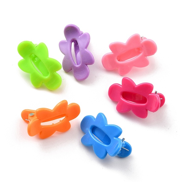 PandaHall Plastic Alligator Hair Clip Findings, for DIY Kids Hair Accessories, Flower, Mixed Color, 30.5x18.5x16.5mm, 6pcs/card Plastic..., Multicolor
PandaHall Plastic Alligator Hair Clip Findings, for DIY Kids Hair Accessories, Flower, Mixed Color, 30.5x18.5x16.5mm, 6pcs/card Plastic..., Multicolor