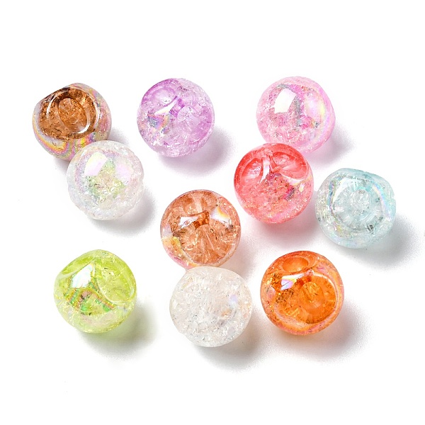 PandaHall Plating Iridescent Crackle Acrylic Beads, Round, Mixed Color, 16.5x16.5mm, Hole: 3.5mm Acrylic Round Multicolor
PandaHall Plating Iridescent Crackle Acrylic Beads, Round, Mixed Color, 16.5x16.5mm, Hole: 3.5mm Acrylic Round Multicolor