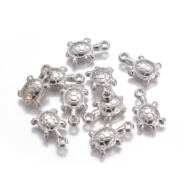 PandaHall CCB Plastic Pendants, Tortoise, Platinum, 19x11.5x3.5mm, Hole: 1.8mm Plastic Tortoise
PandaHall CCB Plastic Pendants, Tortoise, Platinum, 19x11.5x3.5mm, Hole: 1.8mm Plastic Tortoise