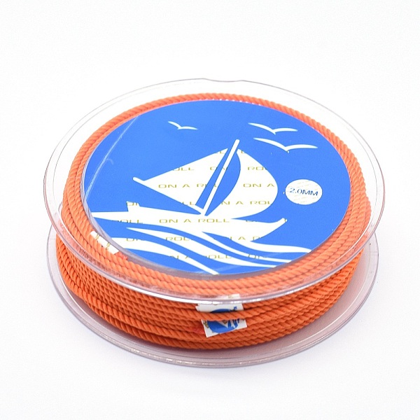 PandaHall Nylon Threads, Milan Cords/Twisted Cords, Coral, 1mm, about 16.4 yards(15m)/roll Nylon Red
PandaHall Nylon Threads, Milan Cords/Twisted Cords, Coral, 1mm, about 16.4 yards(15m)/roll Nylon Red