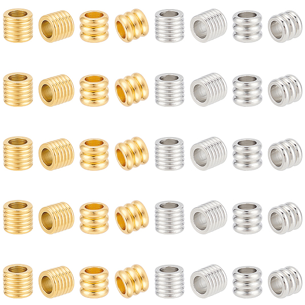 PandaHall Unicraftale 40Pcs 4 Style 201 Stainless Steel European Beads, Large Hole Beads, Grooved Beads, Column, Golden & Stainless Steel...
PandaHall Unicraftale 40Pcs 4 Style 201 Stainless Steel European Beads, Large Hole Beads, Grooved Beads, Column, Golden & Stainless Steel...