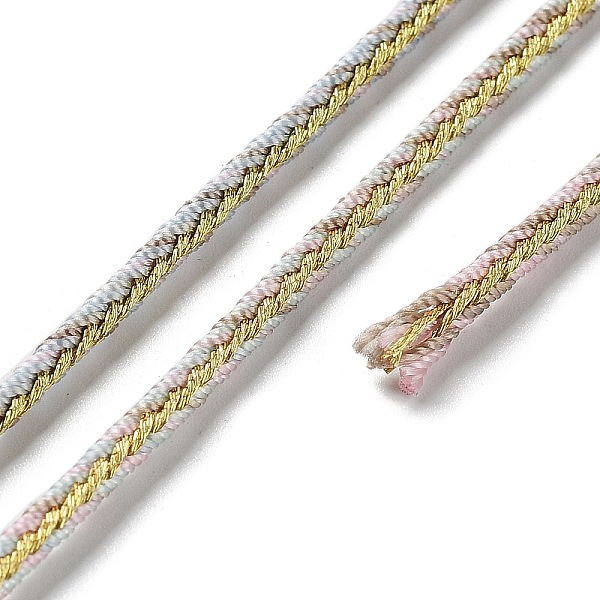 PandaHall 14M Duotone Polyester Braided Cord, Round, Misty Rose, 2.5mm, about 15.31 Yards(14m)/Roll Polyester
PandaHall 14M Duotone Polyester Braided Cord, Round, Misty Rose, 2.5mm, about 15.31 Yards(14m)/Roll Polyester