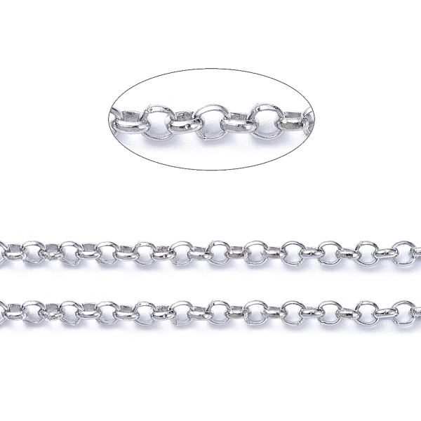 PandaHall Brass Rolo Chains, Belcher Chains, Soldered, Long-Lasting Plated, with Spool, Cadmium Free & Nickel Free & Lead Free, Platinum...
PandaHall Brass Rolo Chains, Belcher Chains, Soldered, Long-Lasting Plated, with Spool, Cadmium Free & Nickel Free & Lead Free, Platinum...