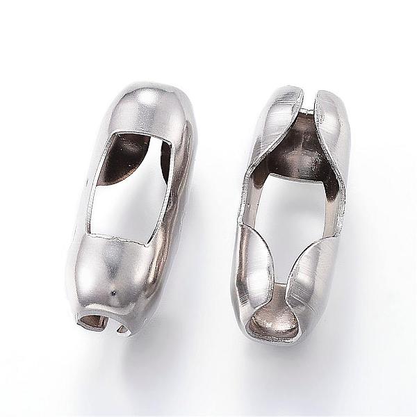PandaHall 304 Stainless Steel Ball Chain Connectors, Stainless Steel Color, 24x10mm, Hole: 5mm, Fit for 8mm ball chain 304 Stainless Steel
PandaHall 304 Stainless Steel Ball Chain Connectors, Stainless Steel Color, 24x10mm, Hole: 5mm, Fit for 8mm ball chain 304 Stainless Steel