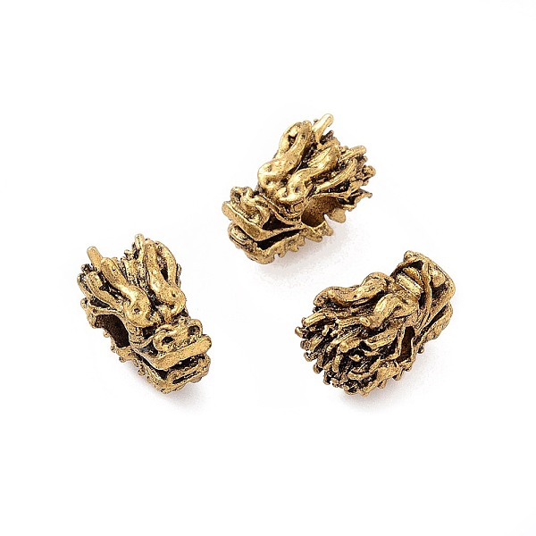 PandaHall Tibetan Style Alloy Beads, Dragon Head, Antique Golden, 12x7.5x8mm, Hole: 3mm Alloy Dragon
PandaHall Tibetan Style Alloy Beads, Dragon Head, Antique Golden, 12x7.5x8mm, Hole: 3mm Alloy Dragon