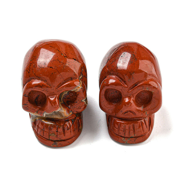 PandaHall Halloween Natural Red Jasper Skull Figurines, for Home Office Desktop Decoration, 28~30x23~25x26~27mm Red Jasper Skull
PandaHall Halloween Natural Red Jasper Skull Figurines, for Home Office Desktop Decoration, 28~30x23~25x26~27mm Red Jasper Skull