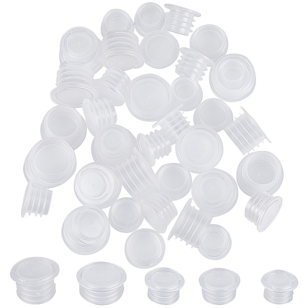 PandaHall Gorgecraft 50Pcs 5 Styles Plastic Bottle Stoppers, for Wine Bottle, Column, WhiteSmoke, 17~23.5x10.5~12mm, Inner Diameter..., White
PandaHall Gorgecraft 50Pcs 5 Styles Plastic Bottle Stoppers, for Wine Bottle, Column, WhiteSmoke, 17~23.5x10.5~12mm, Inner Diameter..., White