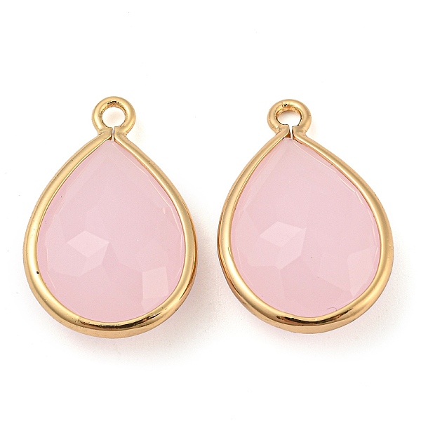PandaHall Golden Brass with Glass Pendants, Faceted Teardrop Charms, Long-Lasting Plated, Pearl Pink, 23x15x8mm, Hole: 1.8mm Brass+Glass...
PandaHall Golden Brass with Glass Pendants, Faceted Teardrop Charms, Long-Lasting Plated, Pearl Pink, 23x15x8mm, Hole: 1.8mm Brass+Glass...