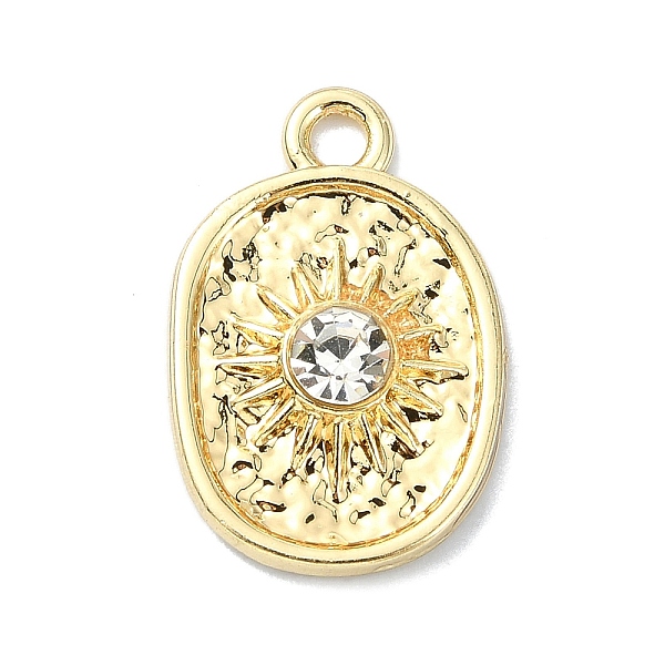 PandaHall Alloy Clear Rhinestone Pendants, Oval, Golden, 18x12x3mm, Hole: 2mm Alloy+Rhinestone Oval Clear
PandaHall Alloy Clear Rhinestone Pendants, Oval, Golden, 18x12x3mm, Hole: 2mm Alloy+Rhinestone Oval Clear