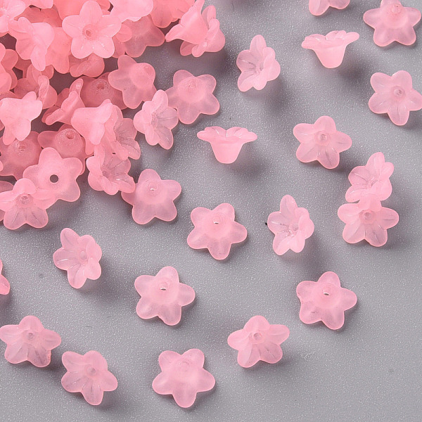 PandaHall Transparent Acrylic Beads, Flower, Frosted, Hot Pink, 10x5mm, Hole: 1mm, about 4600pcs/500g Acrylic Flower Pink
PandaHall Transparent Acrylic Beads, Flower, Frosted, Hot Pink, 10x5mm, Hole: 1mm, about 4600pcs/500g Acrylic Flower Pink