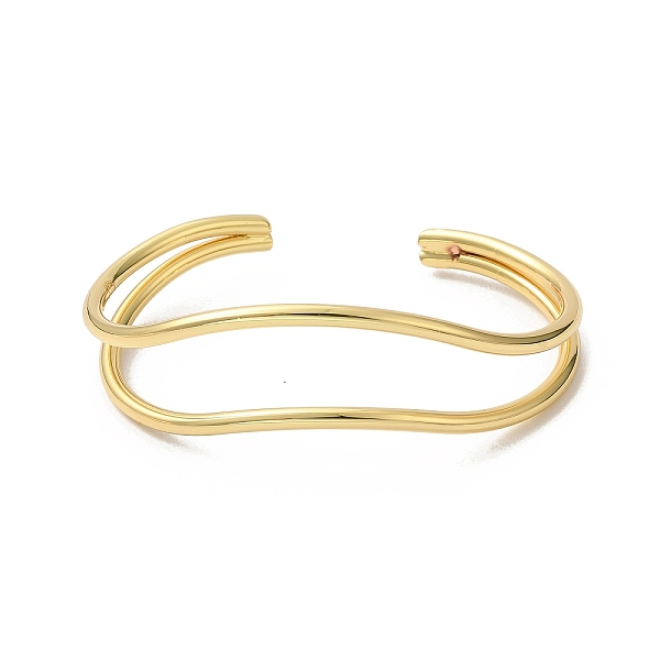 PandaHall Rack Plating Brass Cuff Bangles, Open Bangles for Women, Cadmium Free & Lead Free, Real 18K Gold Plated, 1/4~7/8 inch(0.65~2.2cm)...
PandaHall Rack Plating Brass Cuff Bangles, Open Bangles for Women, Cadmium Free & Lead Free, Real 18K Gold Plated, 1/4~7/8 inch(0.65~2.2cm)...