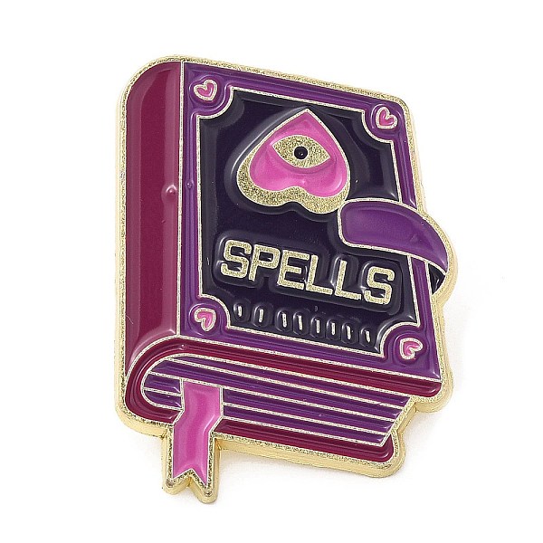 PandaHall Magic Theme Enamel Pin, Light Gold Zinc Alloy Brooch for Backpack Clothes, Book, 30x22.5x1.5mm Alloy+Enamel Book
PandaHall Magic Theme Enamel Pin, Light Gold Zinc Alloy Brooch for Backpack Clothes, Book, 30x22.5x1.5mm Alloy+Enamel Book