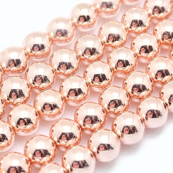PandaHall Electroplate Non-magnetic Synthetic Hematite Beads Strands, Grade AAA, Long-Lasting Plated, Round, Light Rose Gold Plated, 6mm...
PandaHall Electroplate Non-magnetic Synthetic Hematite Beads Strands, Grade AAA, Long-Lasting Plated, Round, Light Rose Gold Plated, 6mm...