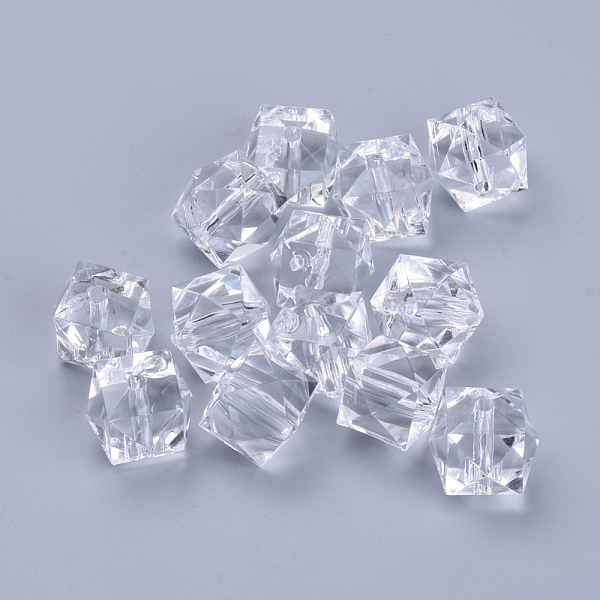 PandaHall Transparent Acrylic Beads, Faceted, Cube, Clear, 14x14x12mm, Hole: 2mm, about 330pcs/500g Acrylic Cube Clear
PandaHall Transparent Acrylic Beads, Faceted, Cube, Clear, 14x14x12mm, Hole: 2mm, about 330pcs/500g Acrylic Cube Clear