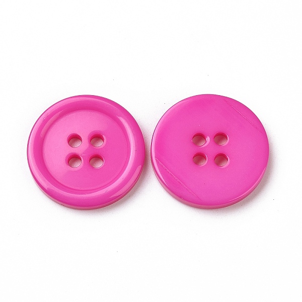 PandaHall Resin Buttons, Dyed, Flat Round, Hot Pink, 20x3mm, Hole: 2mm, 195pcs/bag Resin Flat Round Pink
PandaHall Resin Buttons, Dyed, Flat Round, Hot Pink, 20x3mm, Hole: 2mm, 195pcs/bag Resin Flat Round Pink