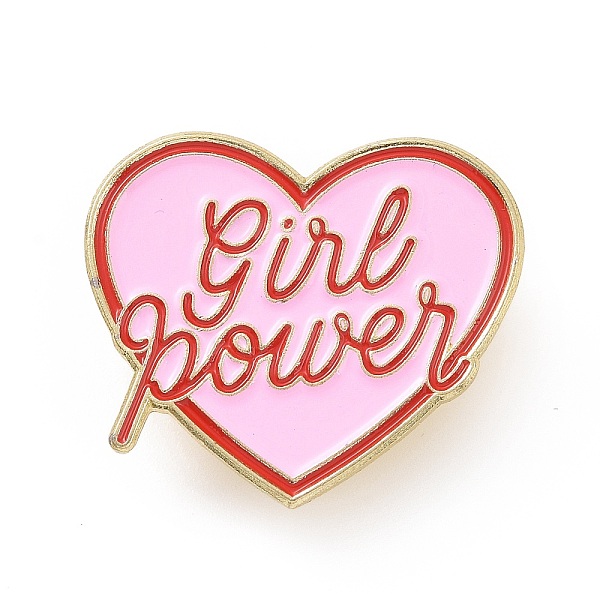 PandaHall Word Girl Power Enamel Pin, Golden Alloy Feminism Brooch for Backpack Clothes, Pink, 27.5x31x2mm, Pin: 1.3mm. Alloy+Enamel Pink
PandaHall Word Girl Power Enamel Pin, Golden Alloy Feminism Brooch for Backpack Clothes, Pink, 27.5x31x2mm, Pin: 1.3mm. Alloy+Enamel Pink