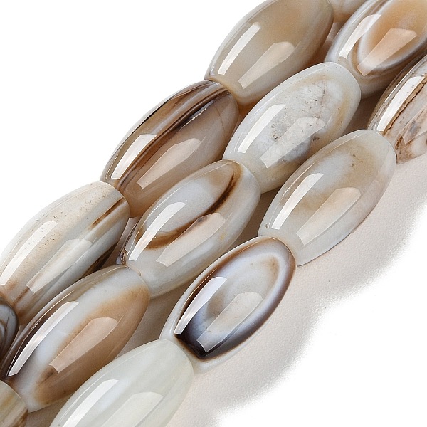 PandaHall Natural Eye Agate Beads Strands, Striped Agate/Banded Agate Beads, Dyed & Heated, Rice, 19~21x9.5~10mm, Hole: 1.6mm, about...
PandaHall Natural Eye Agate Beads Strands, Striped Agate/Banded Agate Beads, Dyed & Heated, Rice, 19~21x9.5~10mm, Hole: 1.6mm, about...