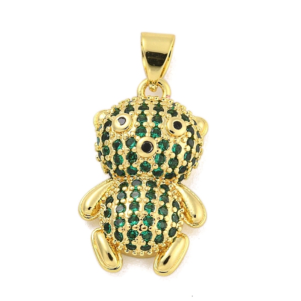 PandaHall Brass Micro Pave Cubic Zirconia Pendants, Real 18K Gold Plated, Bear, Dark Green, 21x13x6mm, Hole: 3x5mm Brass+Cubic Zirconia Bear
PandaHall Brass Micro Pave Cubic Zirconia Pendants, Real 18K Gold Plated, Bear, Dark Green, 21x13x6mm, Hole: 3x5mm Brass+Cubic Zirconia Bear