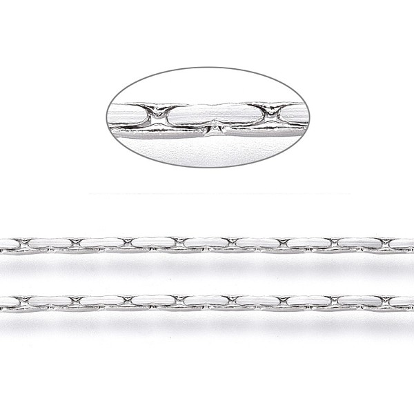PandaHall 304 Stainless Steel Cardano Chains, Unwelded, Stainless Steel Color, 1mm 304 Stainless Steel
PandaHall 304 Stainless Steel Cardano Chains, Unwelded, Stainless Steel Color, 1mm 304 Stainless Steel