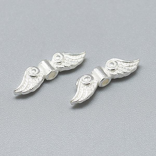 PandaHall 925 Sterling Silver Beads, Wing, Silver, 4x14x2.5mm, Hole: 1mm Sterling Silver Wing Silver
PandaHall 925 Sterling Silver Beads, Wing, Silver, 4x14x2.5mm, Hole: 1mm Sterling Silver Wing Silver