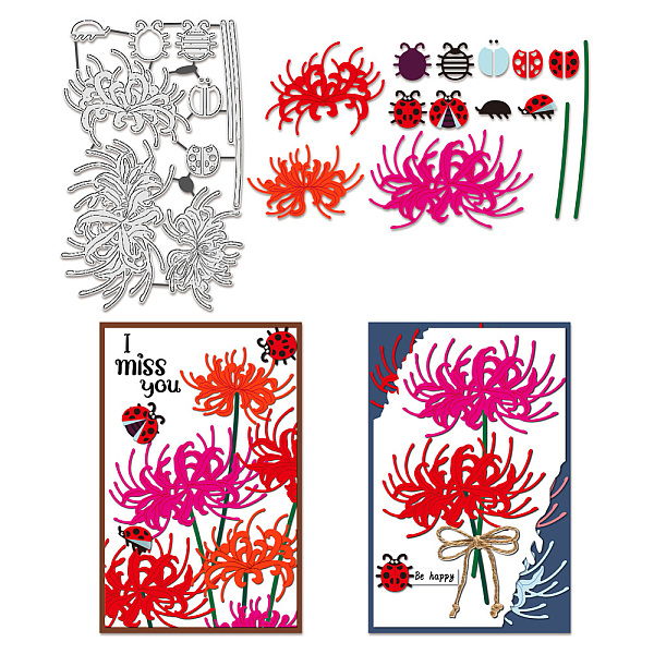 PandaHall Spring Theme Carbon Steel Cutting Dies Stencils, for DIY Scrapbooking, Photo Album, Decorative Embossing Paper Card, Greeting Card...
PandaHall Spring Theme Carbon Steel Cutting Dies Stencils, for DIY Scrapbooking, Photo Album, Decorative Embossing Paper Card, Greeting Card...