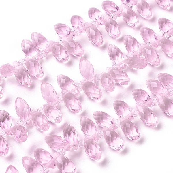 PandaHall Crystal Glass Beads Strands, Top Drilled Beads, Faceted, Teardrop, Pearl Pink, 13x6mm, Hole: 1mm, about 100pcs/strand, 16.5 inch...
PandaHall Crystal Glass Beads Strands, Top Drilled Beads, Faceted, Teardrop, Pearl Pink, 13x6mm, Hole: 1mm, about 100pcs/strand, 16.5 inch...