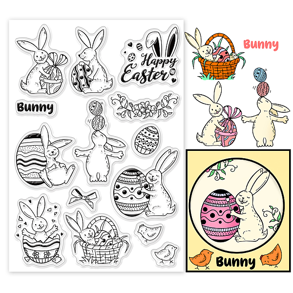 PandaHall PVC Plastic Stamps, for DIY Scrapbooking, Photo Album Decorative, Cards Making, Stamp Sheets, Film Frame, Rabbit Pattern...
PandaHall PVC Plastic Stamps, for DIY Scrapbooking, Photo Album Decorative, Cards Making, Stamp Sheets, Film Frame, Rabbit Pattern...