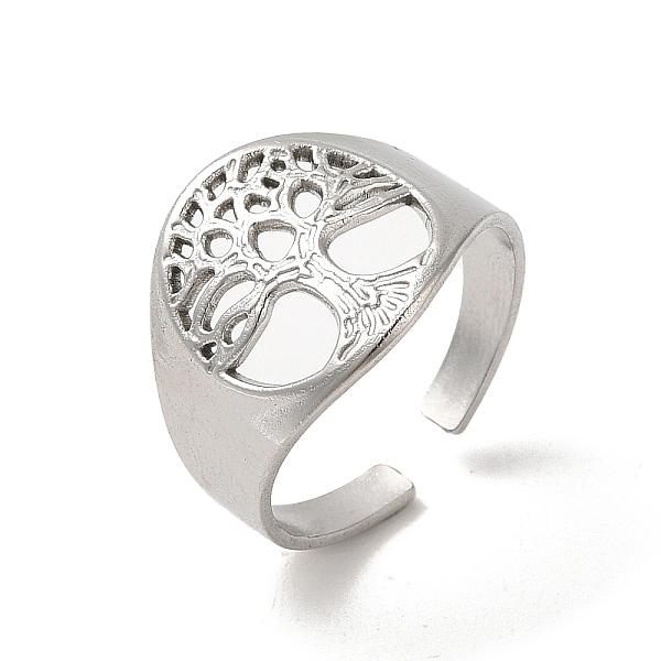 PandaHall 304 Stainless Steel Open Cuff Rings for Women, Tree of Life, Stainless Steel Color, US Size 7 1/2(17.7mm) 304 Stainless Steel Tree...
PandaHall 304 Stainless Steel Open Cuff Rings for Women, Tree of Life, Stainless Steel Color, US Size 7 1/2(17.7mm) 304 Stainless Steel Tree...