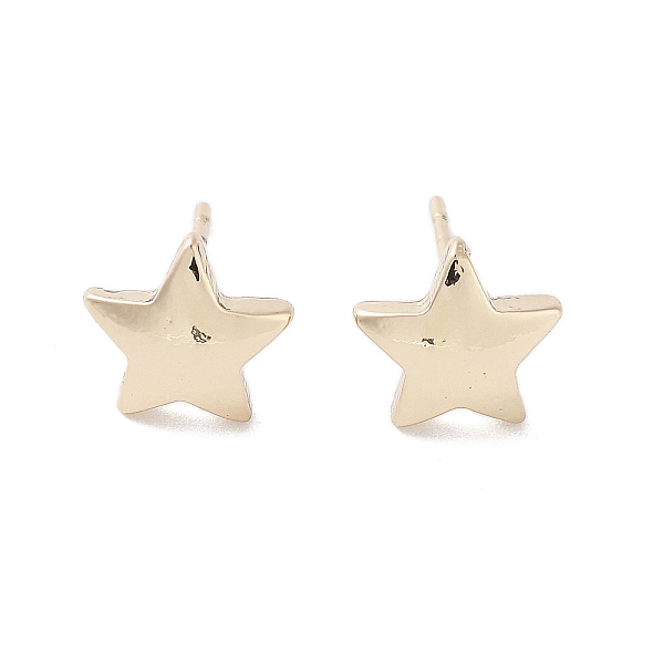 PandaHall Star Alloy Studs Earrings for Women, with 304 Stainless Steel Pins, Light Gold, 8.5x8mm Alloy Star
PandaHall Star Alloy Studs Earrings for Women, with 304 Stainless Steel Pins, Light Gold, 8.5x8mm Alloy Star