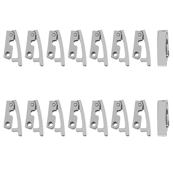 PandaHall SUPERFINDINGS 16Pcs Bracelet Clasps Alloy Necklace Clasps 316 Surgical Stainless Steel Jewelry Fold Over Clasps for Jewelry Making...
PandaHall SUPERFINDINGS 16Pcs Bracelet Clasps Alloy Necklace Clasps 316 Surgical Stainless Steel Jewelry Fold Over Clasps for Jewelry Making...