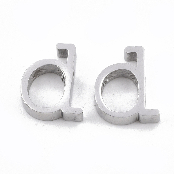 PandaHall 304 Stainless Steel Pendants, Stainless Steel Color, Letter, Letter.D, 13x10x3mm, Hole: 1.8mm 304 Stainless Steel Letter D
PandaHall 304 Stainless Steel Pendants, Stainless Steel Color, Letter, Letter.D, 13x10x3mm, Hole: 1.8mm 304 Stainless Steel Letter D
