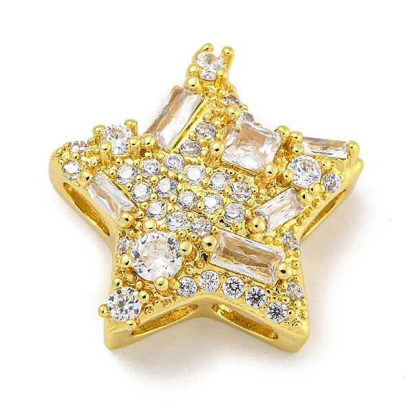 PandaHall Rack Plating Brass Micro Pave Clear Cubic Zirconia Slide Charms, Long-Lasting Plated, Cadmium Free & Lead Free, Star, Real 18K...
PandaHall Rack Plating Brass Micro Pave Clear Cubic Zirconia Slide Charms, Long-Lasting Plated, Cadmium Free & Lead Free, Star, Real 18K...