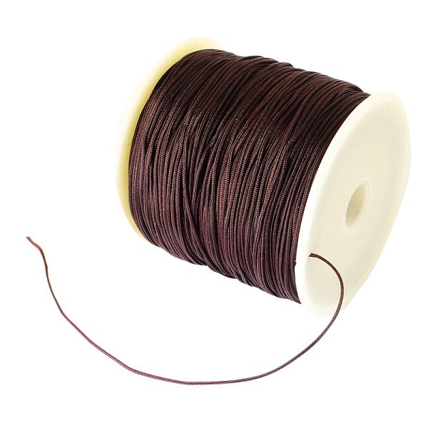 PandaHall Braided Nylon Thread, Chinese Knotting Cord Beading Cord for Beading Jewelry Making, Coconut Brown, 0.8mm, about 100yards/roll...
PandaHall Braided Nylon Thread, Chinese Knotting Cord Beading Cord for Beading Jewelry Making, Coconut Brown, 0.8mm, about 100yards/roll...