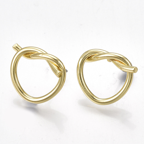 PandaHall Alloy Stud Earrings, with Steel Pins, Heart, Light Gold, 14x17~18mm, Pin: 0.7mm Alloy
PandaHall Alloy Stud Earrings, with Steel Pins, Heart, Light Gold, 14x17~18mm, Pin: 0.7mm Alloy