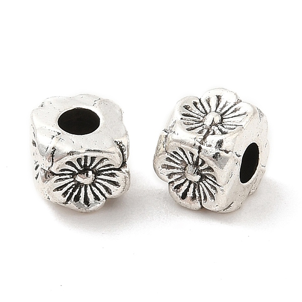 PandaHall Tibetan Style Alloy Beads, Cadmium Free & Lead Free, Cube with Flower Pattern, Antique Silver, 4x4x4mm, Hole: 1.8mm, about...
PandaHall Tibetan Style Alloy Beads, Cadmium Free & Lead Free, Cube with Flower Pattern, Antique Silver, 4x4x4mm, Hole: 1.8mm, about...