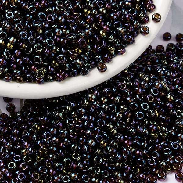 PandaHall MIYUKI Round Rocailles Beads, Japanese Seed Beads, (RR3738) Fancy Lined Brandy, 8/0, 3mm, Hole: 1mm, about 422~455pcs/bottle..., Purple
PandaHall MIYUKI Round Rocailles Beads, Japanese Seed Beads, (RR3738) Fancy Lined Brandy, 8/0, 3mm, Hole: 1mm, about 422~455pcs/bottle..., Purple