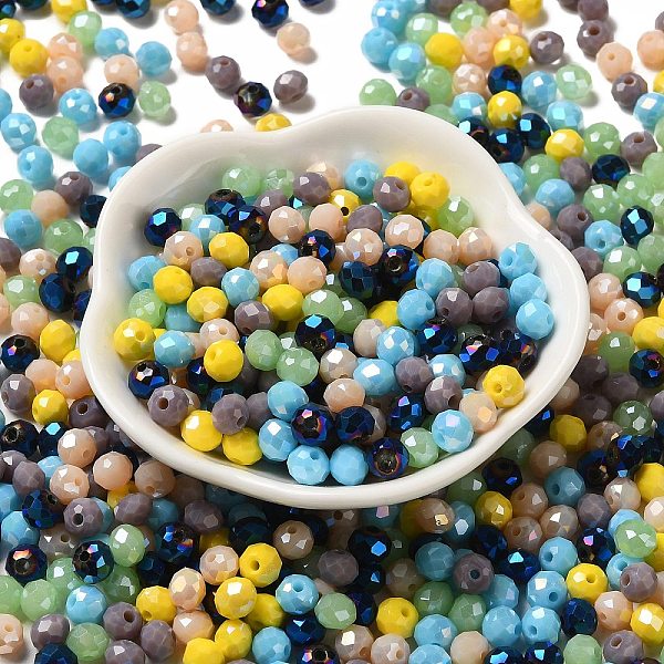 PandaHall Glass Beads, Faceted, Rondelle, Sky Blue, 6x5mm, Hole: 1mm, about 280pcs/60g Glass Rondelle
PandaHall Glass Beads, Faceted, Rondelle, Sky Blue, 6x5mm, Hole: 1mm, about 280pcs/60g Glass Rondelle