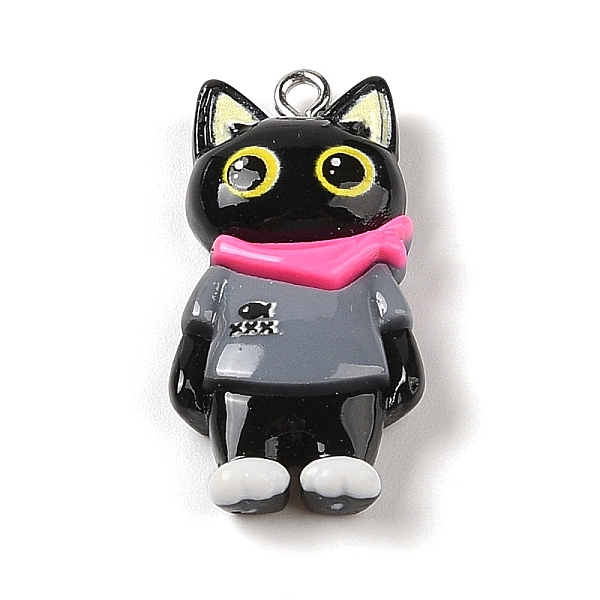 PandaHall Opaque Resin Cat Pendants, Cartoon Pirate Kitten Charms with Platinum Plated Iron Loops, Light Steel Blue, 32x15.5x6mm, Hole: 2mm...
PandaHall Opaque Resin Cat Pendants, Cartoon Pirate Kitten Charms with Platinum Plated Iron Loops, Light Steel Blue, 32x15.5x6mm, Hole: 2mm...
