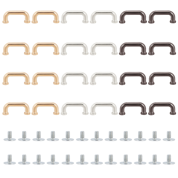 PandaHall SUPERFINDINGS 24 Sets 3 Colors Metal D-Ring Connector Buckles Arch Bridge D Ring Buckle 15x32mm Handbag Suspension Clasp with...
PandaHall SUPERFINDINGS 24 Sets 3 Colors Metal D-Ring Connector Buckles Arch Bridge D Ring Buckle 15x32mm Handbag Suspension Clasp with...
